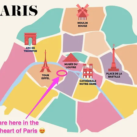 Lovely 10 Min Walk To Louvre 3 Persons * Parigi
